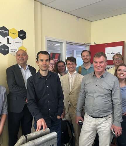 Ministerie van Infrastructuur en Waterstaat bezoekt Cyber Security Living Lab