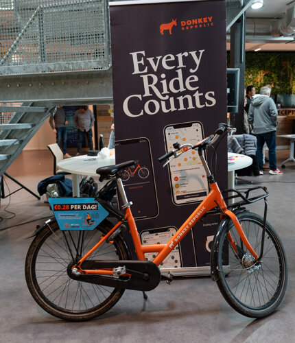 Gratis deelfiets voor studenten in het Dutch Innovation Park: ontdek Donkey Republic 